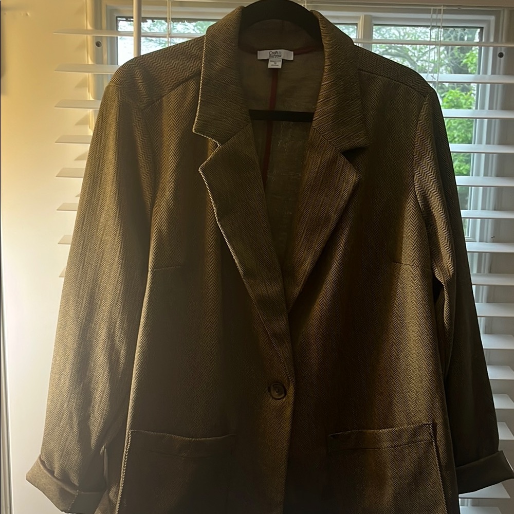 ••NWT•• Brown and Black Women's Blazer